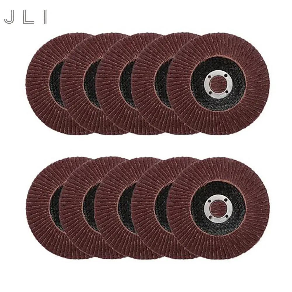 JLI 10 pcs/set 80 Grit Sanding Disc Sandpaper 100mm Polishing Grinding