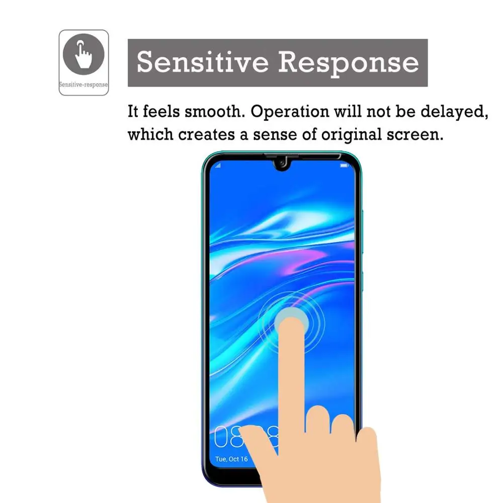 3D 9H полное покрытие Защита экрана для HuaWei Y7 2019 закаленное стекло PRO Защитная