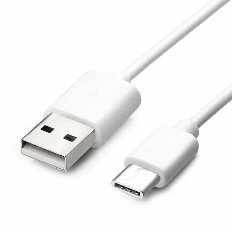 Usb type C 3,1 USB-C кабель для зарядки и синхронизации для Galaxy S10 S9 S8+ для LG G6 G7 купить 2 получить 1 бесплатно USB C к USB кабелю - Цвет: Белый