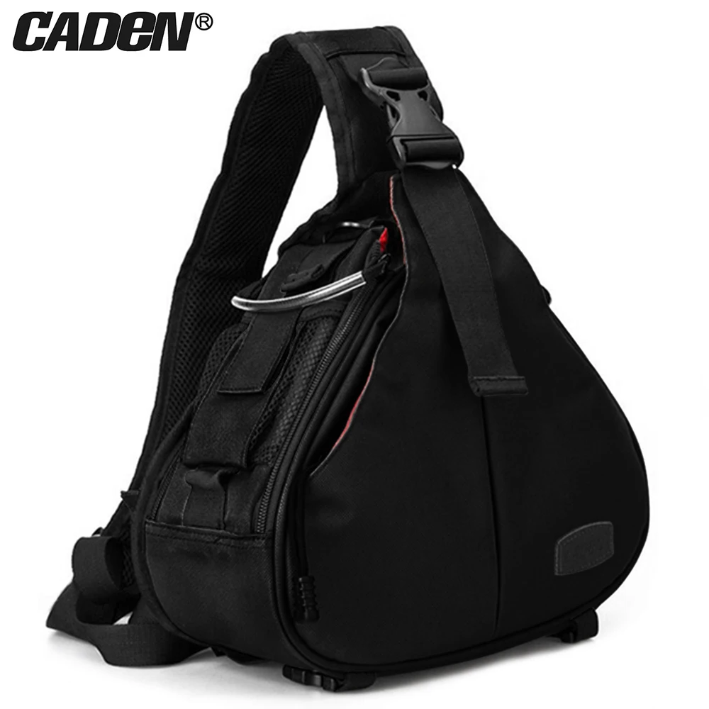 Goede Caden DSLR Camera Sling Bag Digitale Foto schoudertas waterdichte rugzak gevoerde insert case tas met Regenhoes voor Canon Sony