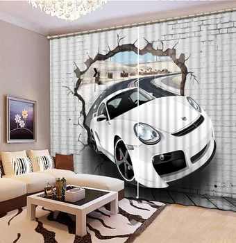 

3D Blackout Curtains For Living room Bedding room car curtains Blackout curtain