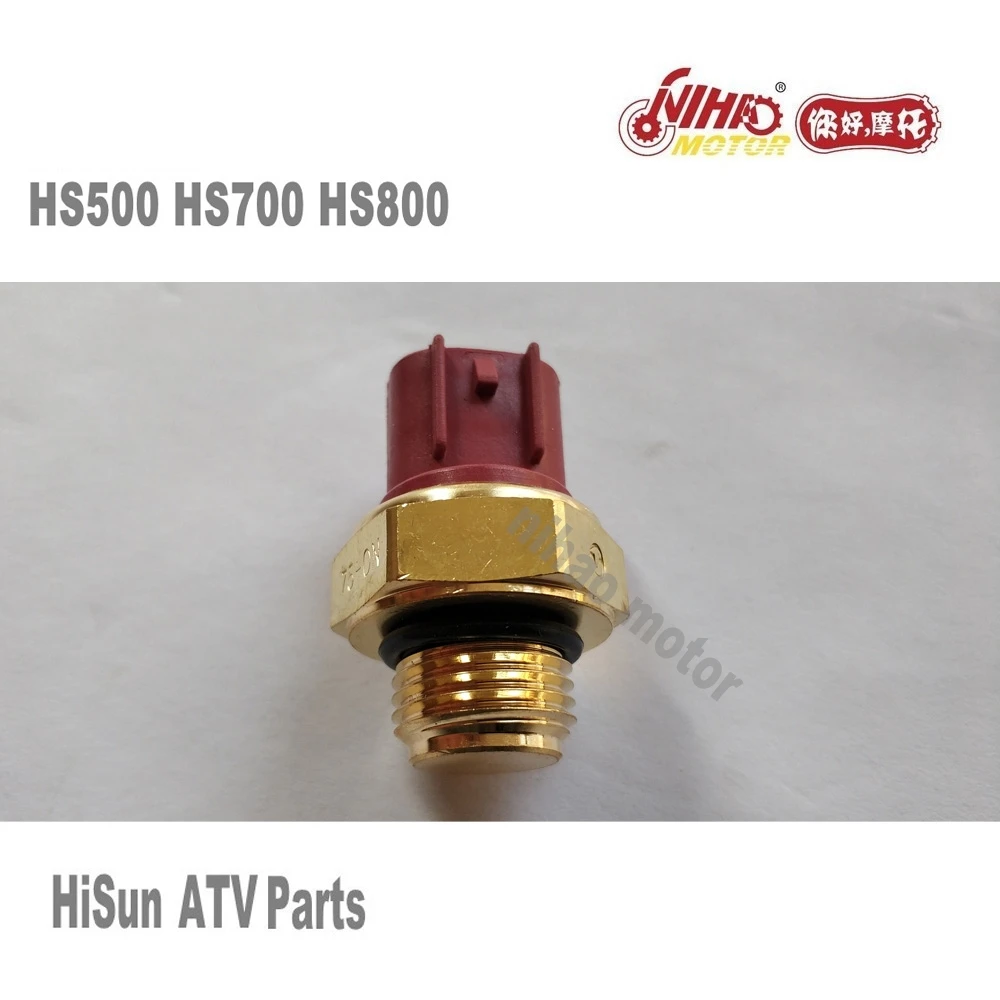 HS-116 HS500 HS700 HS800 Термовыключатель 75 ° Hisun Запчасти HS185MR 500cc/HS1102MU 700cc/HS2V91MW 800cc ATV UTV Quad Запасные детали двигателя
