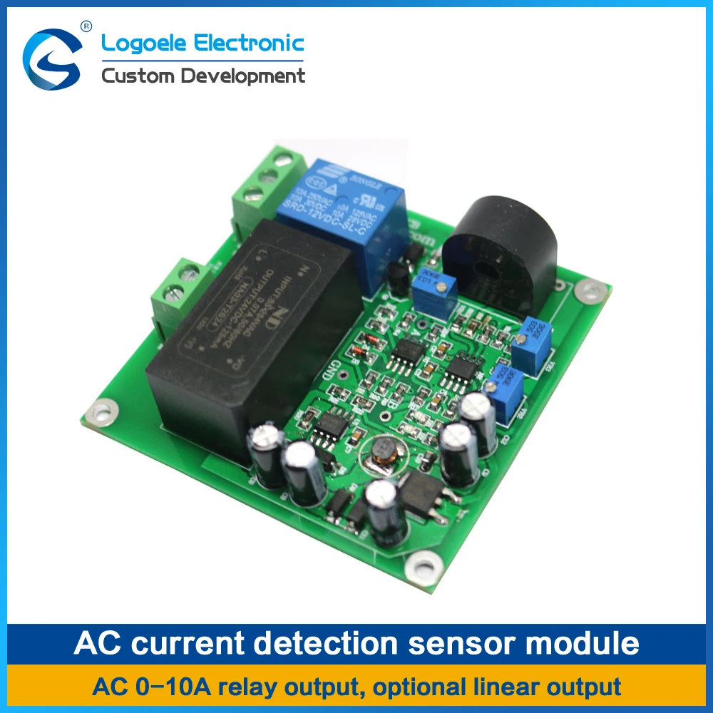 Высокое качество AC 0-10A AC 85-264 В Текущий Модуль датчика обнаружить полный спектр линейный выход задержки