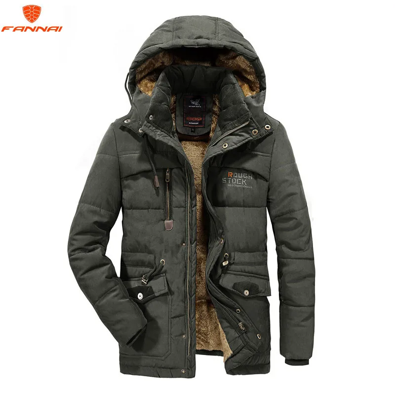 Новая мужская зимняя куртка 6XL 7XL 8XL Толстая теплая парка флисовая Меховая с