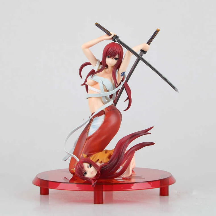 

18CM Anime Fairy Tail Elza Scarlet PVC Action Figure Model Toy Fairy Tail Figure with box