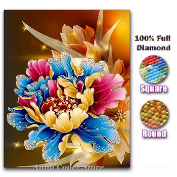 

Full Square / Round Drill 5D DIY Diamond Painting Colored Petals 3D Diamond Embroidery Cross Stitch Diamond Dotz Decoration