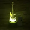 Remote Guitar Night Light 3D LED Lamp 7 Color Change Led USB Touch Control Switch Indoor Atmosphere Lamp Kids' Toys Drop Ship ► Photo 2/6