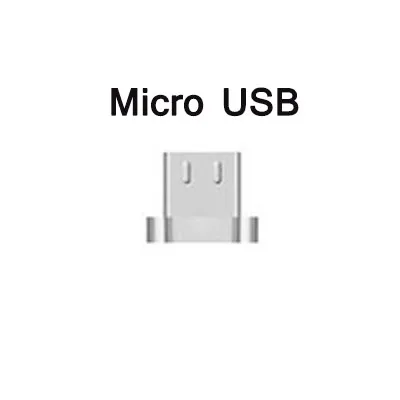 1 м/2 м/3 м usb type C/Micro USB/IOS/3в1 Магнитный кабель USB-C type-C адаптер быстрой зарядки Магнитный кабель для Apple iPad для samsung - Цвет: ONE PLUG FOR MICRO
