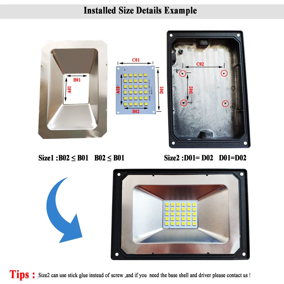 5 шт. светодиодный алюминиевый прожектор pcb 10 Вт 20 30 50 SMD5730 панель источника
