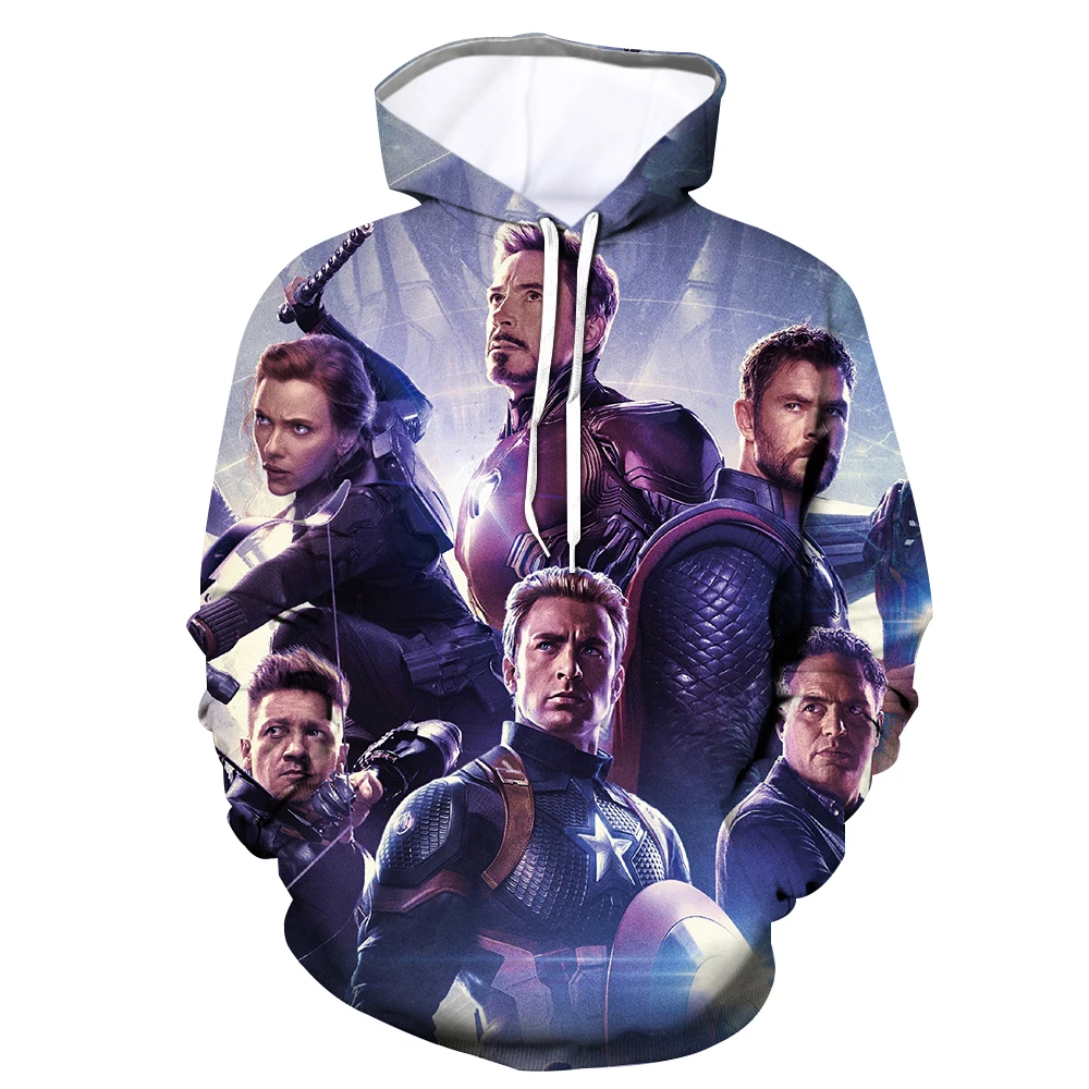 Advanced Tech Costumes Avengers End Game Hood Superhero Hoodies Hoodie Cosplay Avengers Endgame Quantum Realm Sweatshirt Jacket
