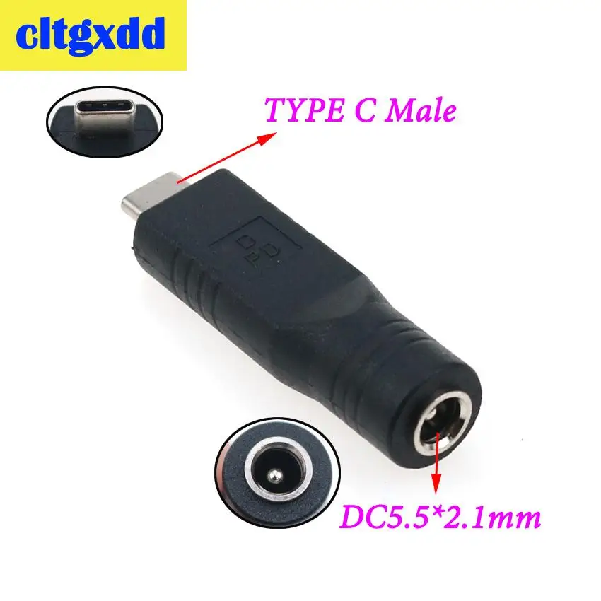 Usb type C Штекер 5 5x2 5/2 1 6 0*1 4 7 4*5 0 9*5 мм Женский адаптер питания постоянного тока для