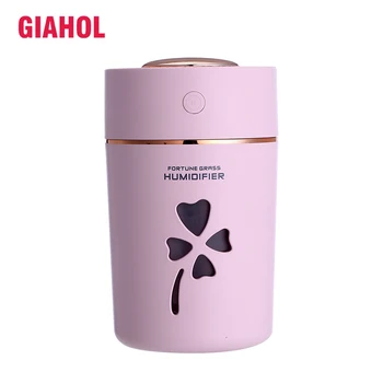 

280ML Portable Air Humidifier Essential Oil Diffuser With LED Light Mist Maker Fogger Humidifier For Office Car Aroma Diffuser