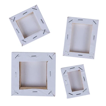 

1Pcs New Mini DIY Stretched Artists Canvas Art Drawing Board Blank Canvas Painting Acrylic Oil Paint Craft Supply
