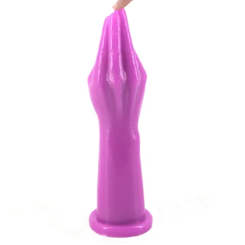 Huge Hand Fisting Dildo Safe PVC Plastic Huge Dildo Giant Anal Plug Vagina Stimulate Sexy Toys for Women CHGD22 3