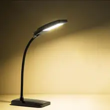 Настольная лампа для чтения, Офисная Светодиодная настольная лампа, гибкая светодиодная настольная лампа для чтения, светодиодный светильник с регулируемой яркостью, высокое качество, для обучения