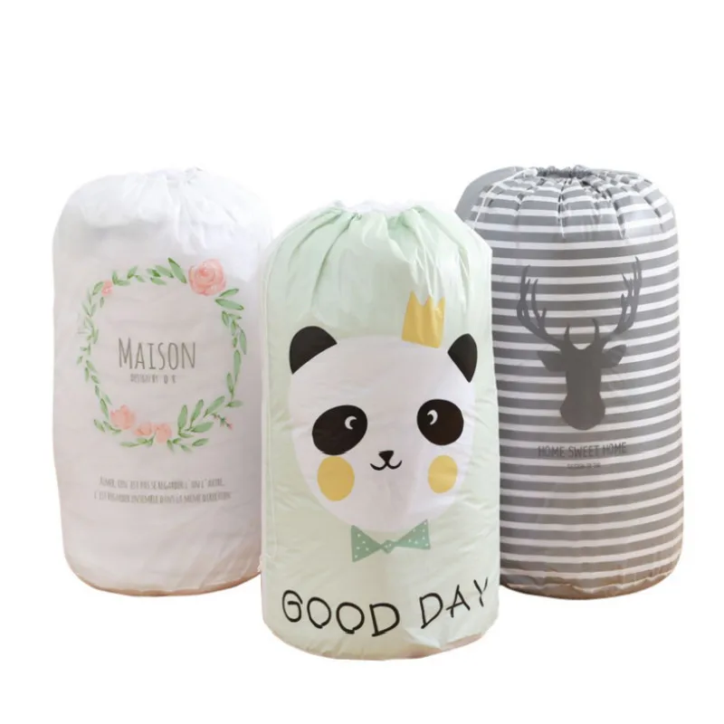 Large Capacity Travel Storage Bag Drawstring Bag Multi functional Nylon Clothes Clothings Laundry Storage Bag