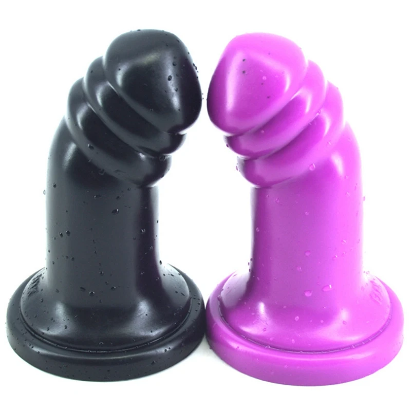 New Huge Anal Plug Big Dildo Large Butt Plug Black Stopper -5351