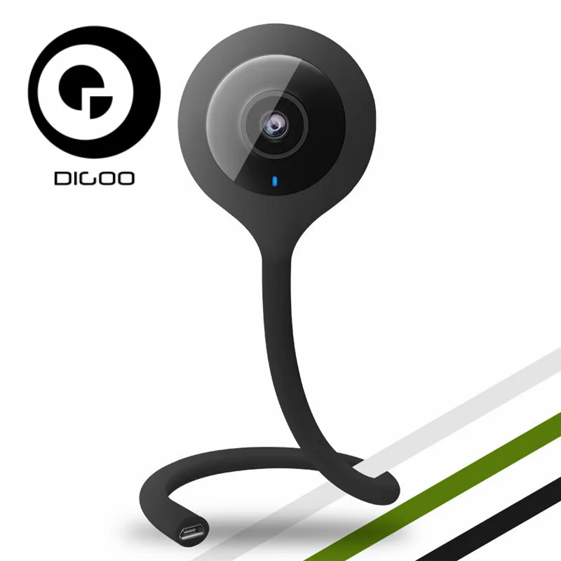 Achat Digoo DG QB01 QB01 Maison Intelligente Caméra IP Baby Monitor Mini Flexible 720 P 2.1mm Lentille Sans Fil WIFI Nuit Vision parler Caméra