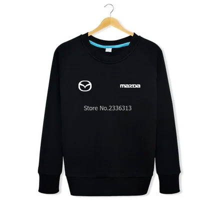 

Spring and Autumn standard men and women Mazda sweatshirt men's O-round collar car Friends of the car 4s shop tooling custom