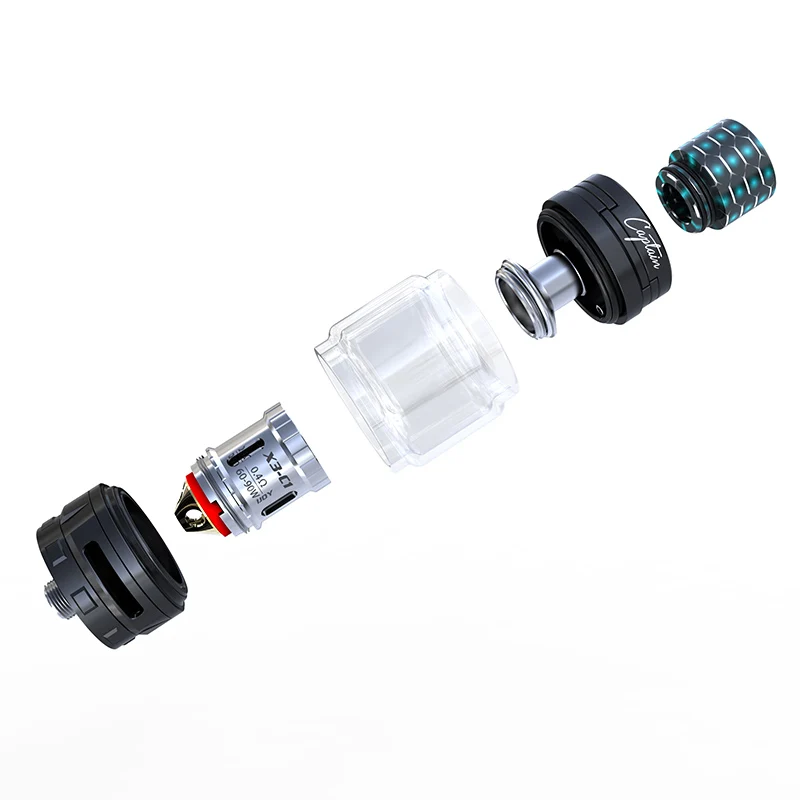 Оригинальный атомайзер IJOY Captain X3 Sub ohm 8 мл для электронных сигарет с налобной