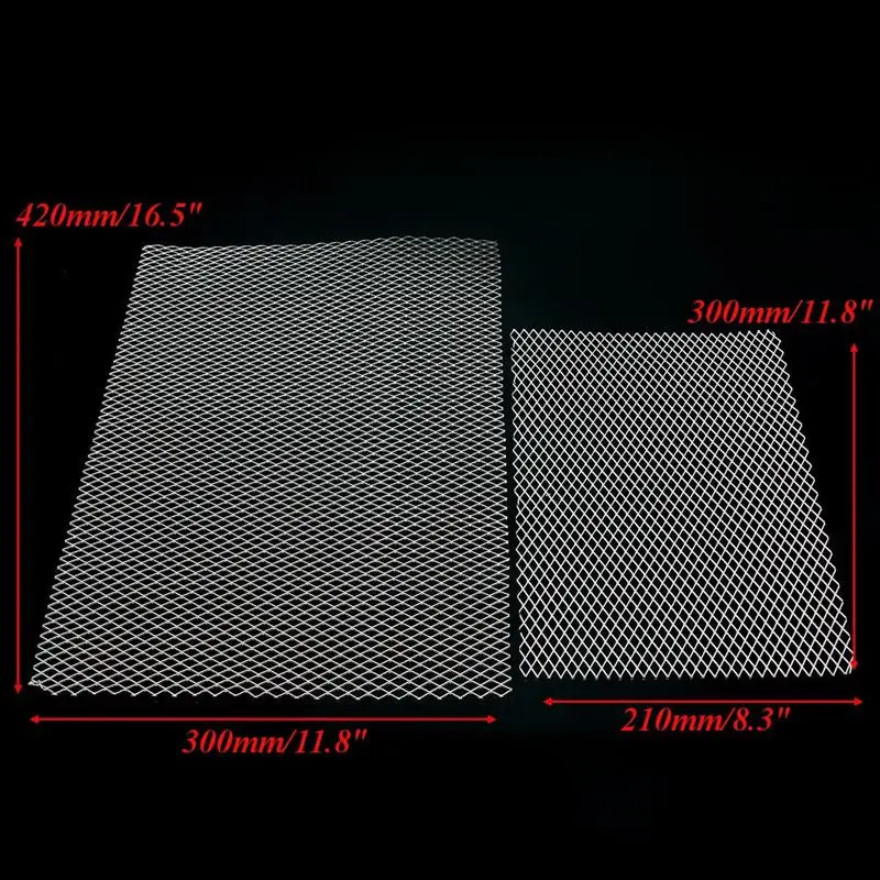 Металлические расширенные алюминиевые металлические сетки перфорированные алмазные отверстия пластины 210 мм x 300 мм/300 мм x 420 мм механические детали инструменты