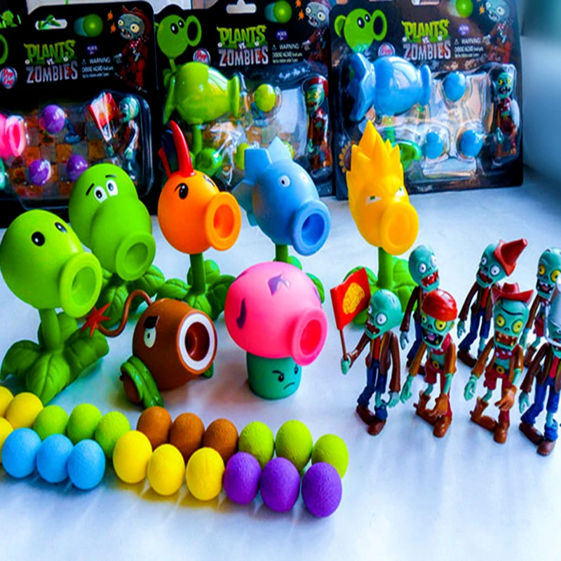 Новая популярная игра PVZ Plants vs Zombies Peashooter ПВХ фигурка модель игрушки 9 стилей 10 см