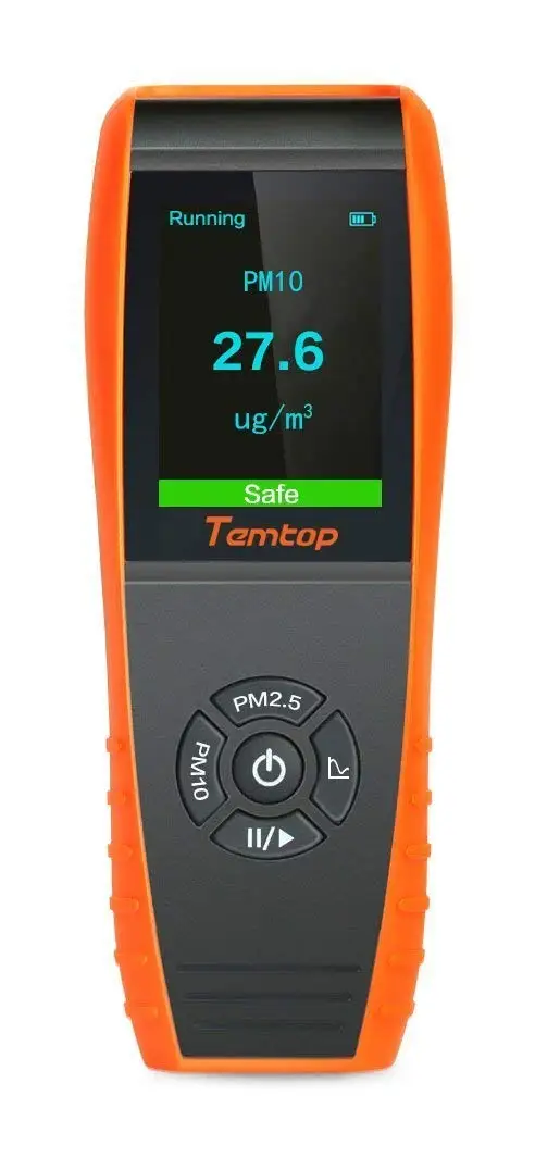 Temtop качество воздуха лазерный детектор частиц профессиональный измеритель точного тестирования для PM2.5/PM10 TFT цветной ЖК-дисплей P600