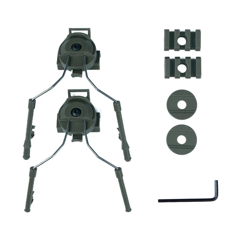 

Tactical Helmet Peltor Adapter Set Headset Holder Fast Ops Core Helmet Rail Adapter Rail Mount Kit Airsoft Paintball 4 colors