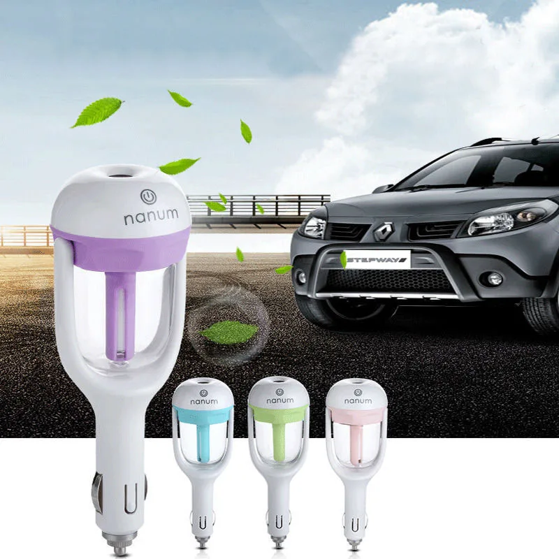 Nanum 12V Car Charger Fresheners Aromatherapy Humidifiers High Quality Nebulizer Humidifier Mute Home Air Sterilization - Цена: 541,27 - 787,99 руб.