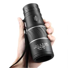 Высокое разрешение карманный Монокуляр 16x52 фокус оптический объектив Ручной день ночное видение путешествия телескоп Зрительная труба бинокль