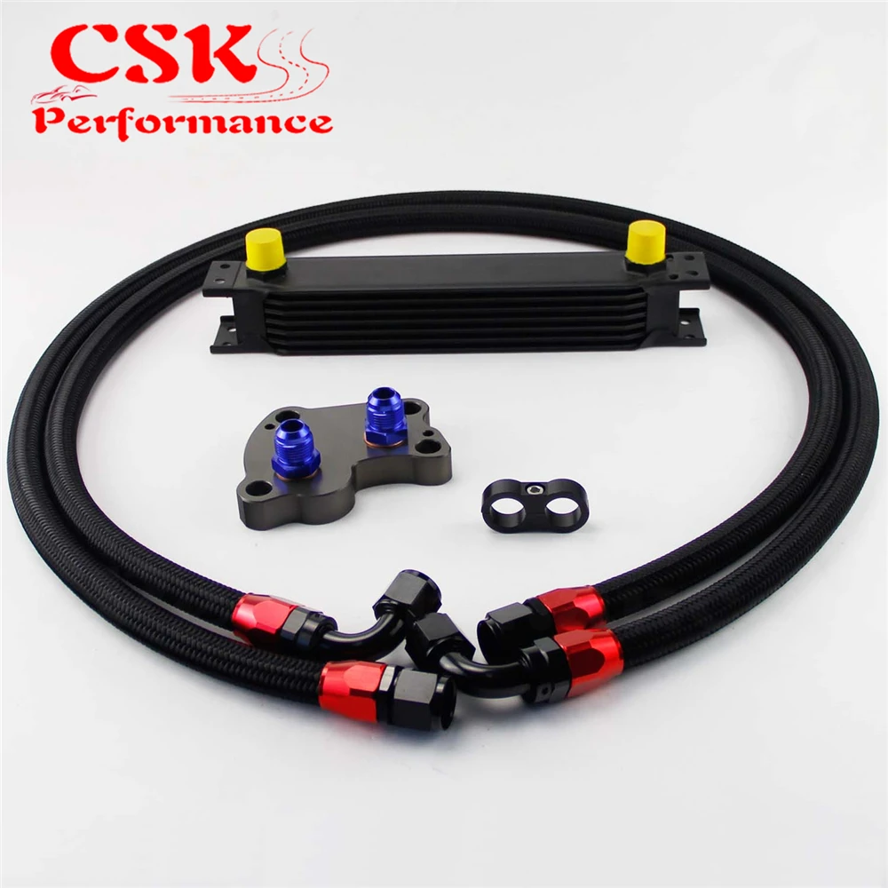 7 ряд 248 мм AN10 Масляный радиатор British Kit Подходит для BMW Mini Cooper R53 Supercharger
