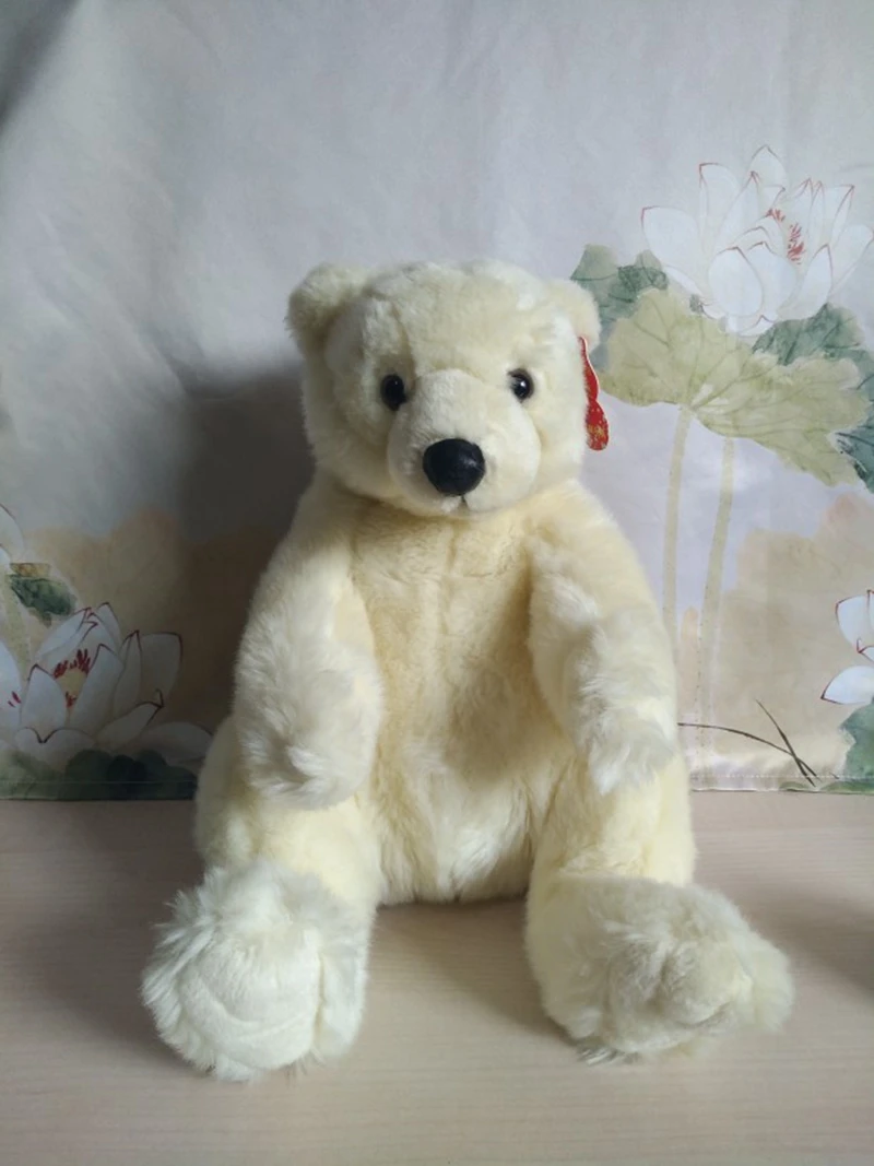 kawaii polar bear plush toy doll girl doll animals bear dolls white bear hug pillow children birthday gift 11inch 28cm DY50396 (1)