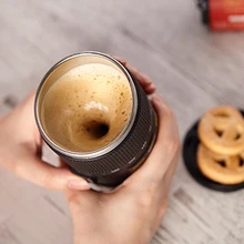 Кофейная чашка креативная камера модельные кружки двойная Изолированная домашняя офисная дорожная чашка Автоматическая электрическая кофейная чашка для смешивания молока