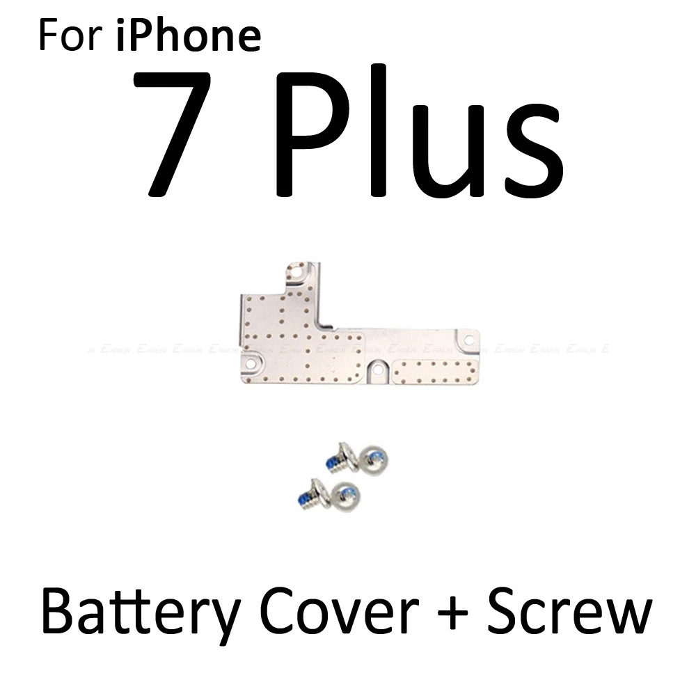 5 комплектов, новинка, для iPhone 6, 6 S, 7, 8 Plus, X, XS Max, ЖК-дисплей, экран, батарея, гибкий кабель, металлическая крышка, держатель, кронштейн с винтом - Цвет: Battery 7 Plus