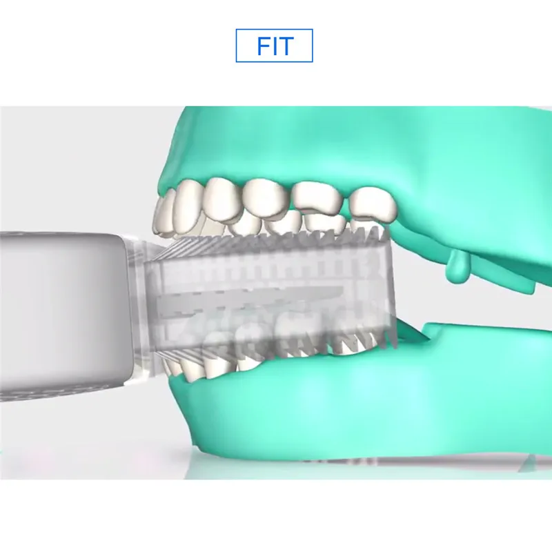 360 градусов Беспроводная зарядка через usb ленивая Автоматическая звуковая силиконовая электрическая зубная щетка отбеливание зубов щетка для чистки инструментов уход за полостью рта