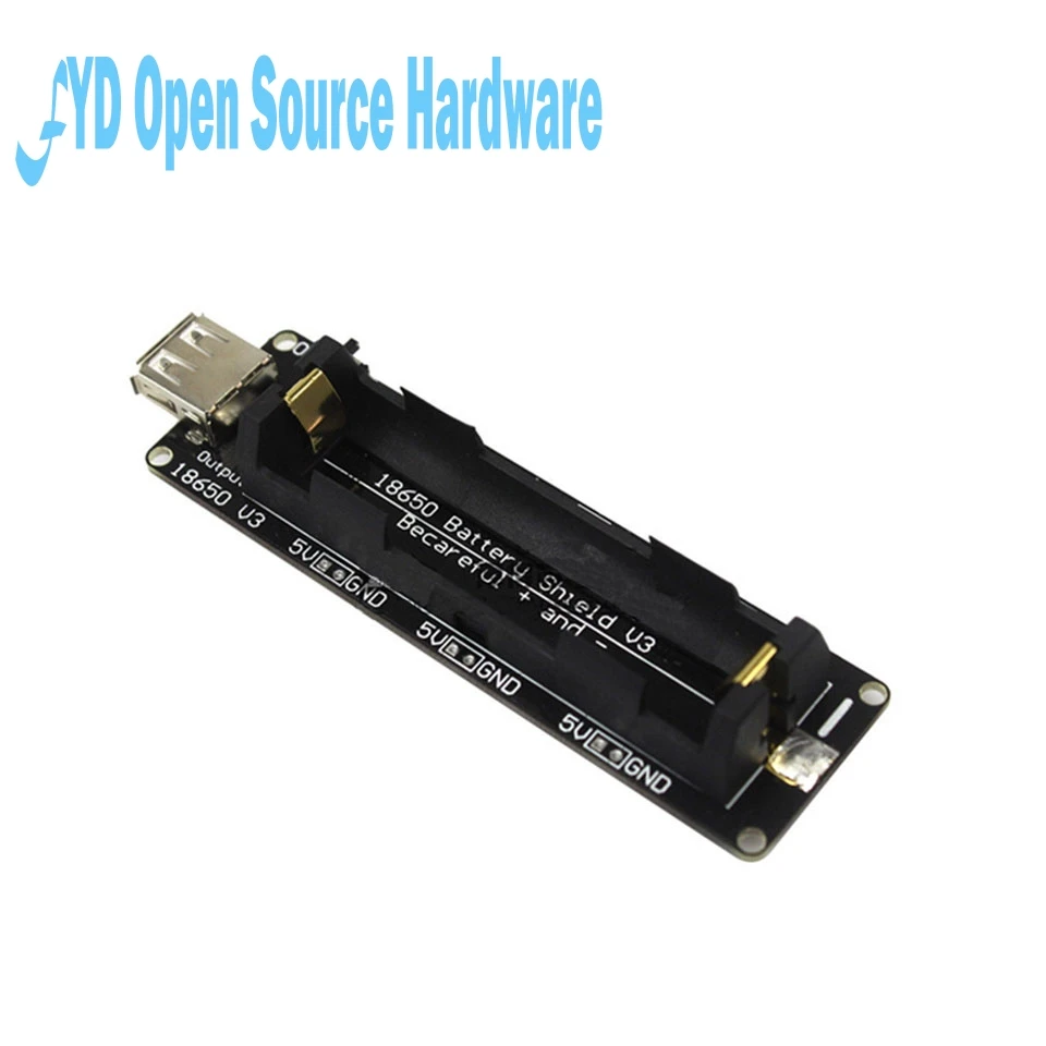 ESP32 ESP32S For Wemos For Raspberry Pi 18650 Battery Charge Shield Board V3 Micro USB Port Type-A USB 0.5A