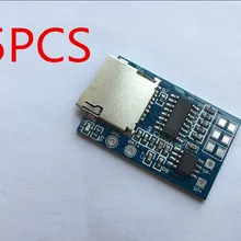 5 шт. GPD2856A TF карта MP3 декодер доска 2 Вт усилитель модуль