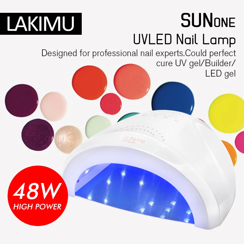 Lakimu 48W UV Led Lamps Drying Gel Nail Polish for Nails Dryer Gel