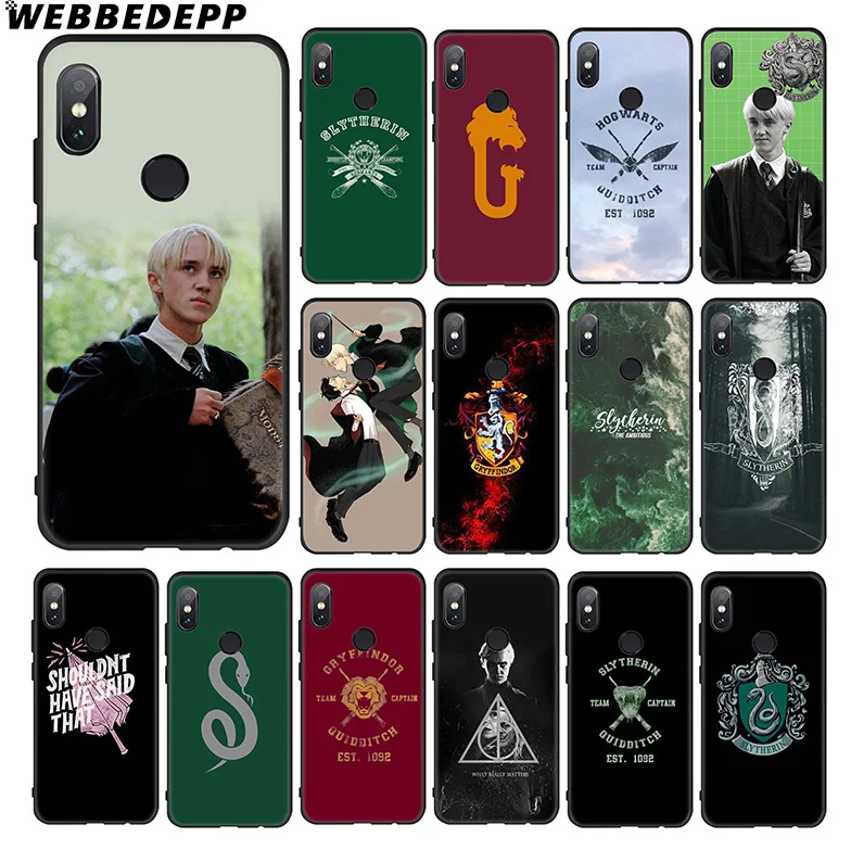 

WEBBEDEPP Harry Potter Draco Malfoy Soft Case for Xiaomi 9 8 6 A1 A2 Lite MIA1 MIA2 Lite MI8 MI6 MAX 3 POCOPHONE F1
