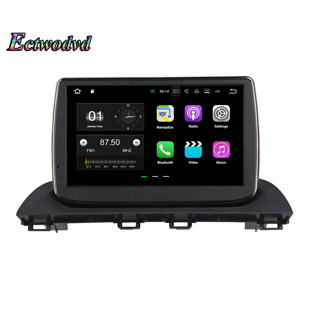 Best Ectwodvd Octa Core 4G RAM 64G ROM Android 9.0 Car Multimedia DVD Player GPS HeadUnit For Mazda 3 Axela 2014 2015 2016- 14