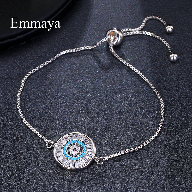 EMMAYA новые модные регулируемые браслеты для женщин с кристаллами очаровательные