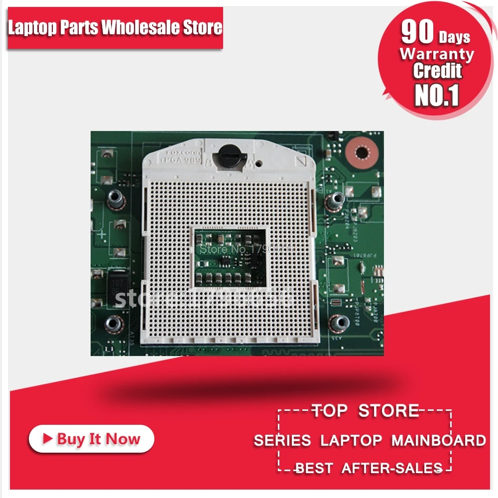 Для ASUS A75A X75A X75A1 X75VB материнская плата для ноутбука HM70 SLJNV Поддержка серии B материнская плата REV: 2,0 4 GB Оперативная память PGA989 плата