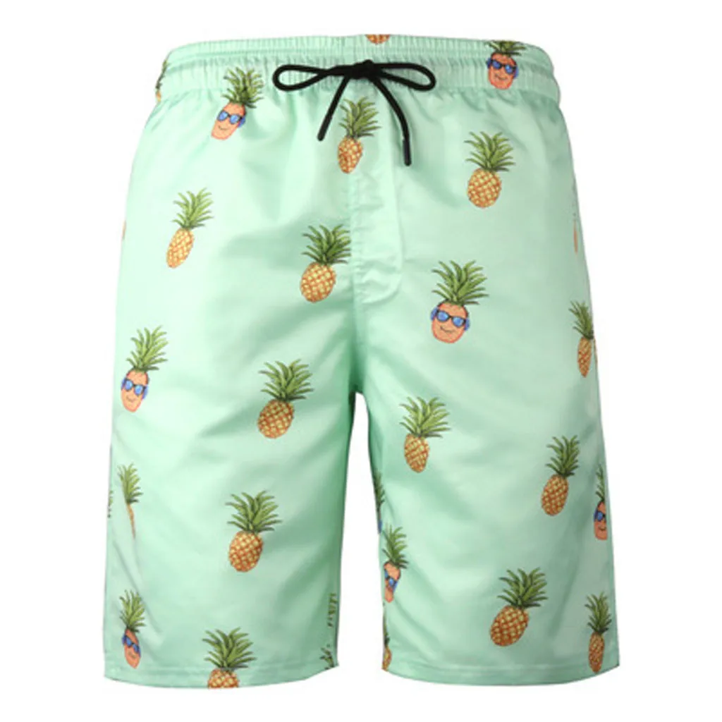 pineapple swim trunks