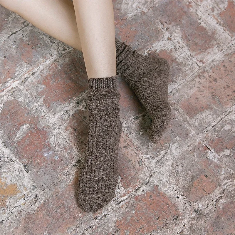 Осень-зима, новые толстые носки, ворсовые носки унисекс для мужчин и женщин, Harajuku, мужские и женские носки, Calcetines Mujer Meias