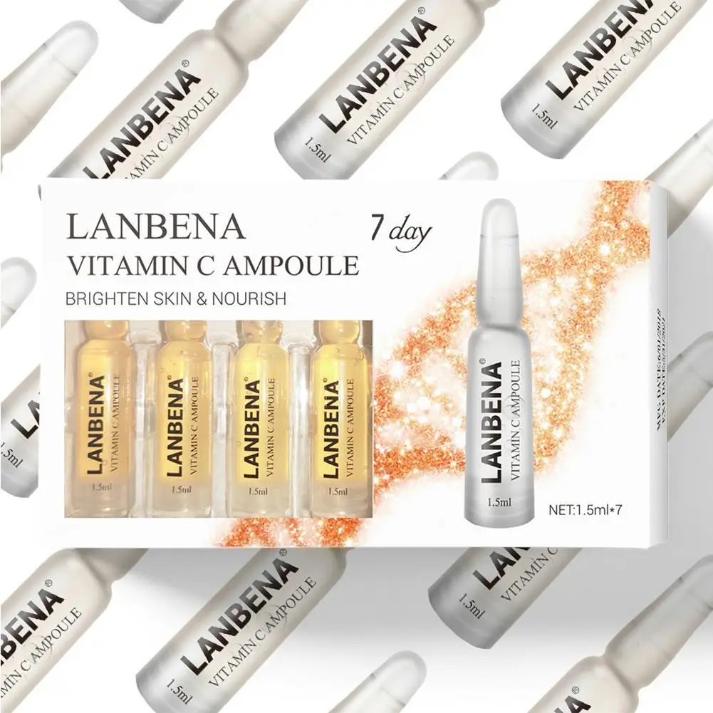LANBENA Q10 ампульная Сыворотка Витамин С глубокое омолаживающее против морщин укрепляющее