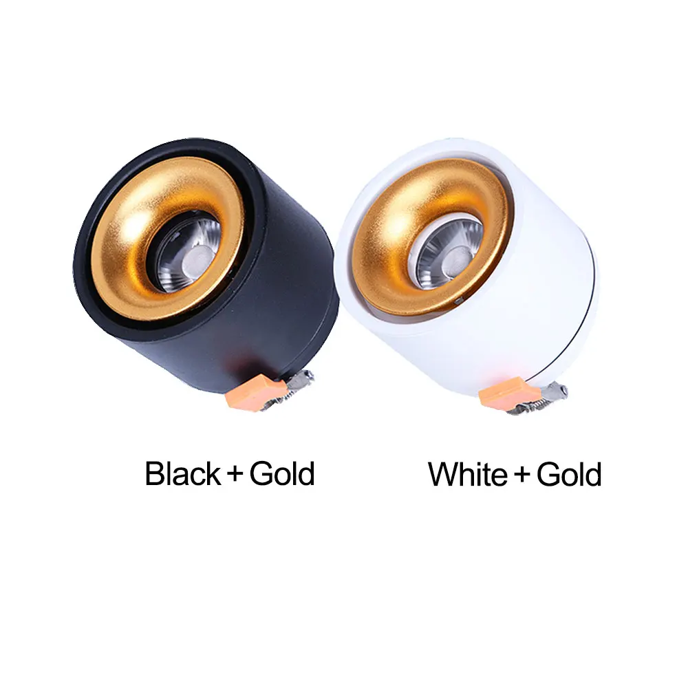 Free shipping surface mounted LED Downlight 3W 5W 7W 9W 12W 15W Round LED Recessed down light Lamp 110V 220V 240V Bulb Bedroom (1)