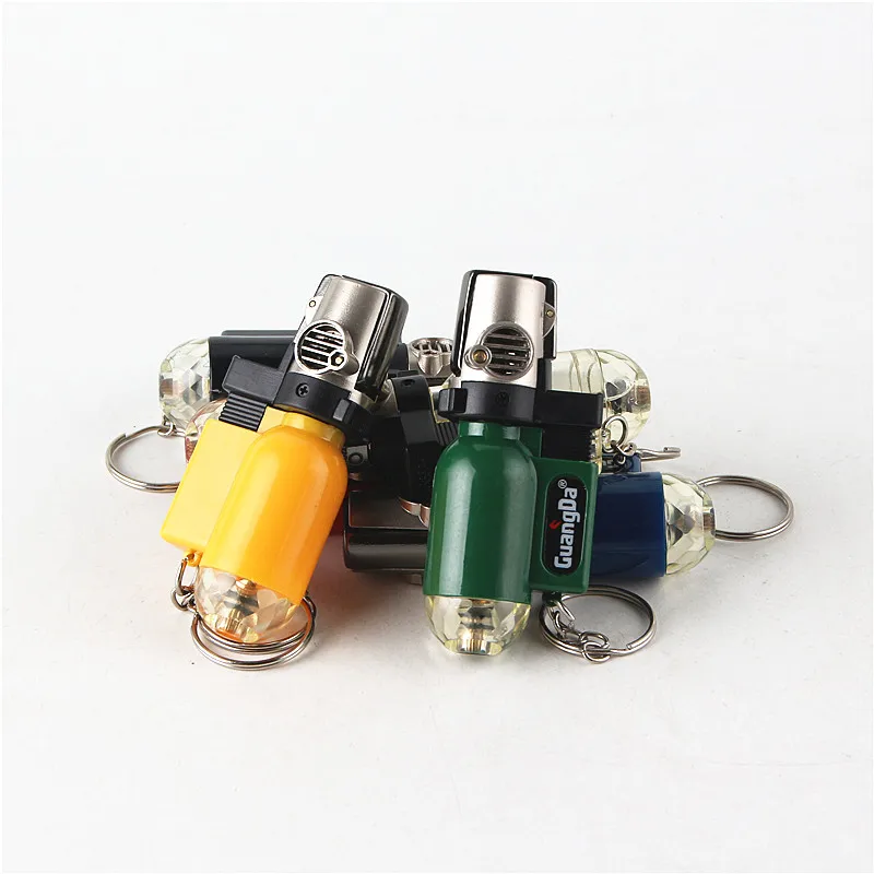 

Cigarette Accessories Pendant Torch cigar lighter Cylindrical shape Butane gas lighters New style GD001