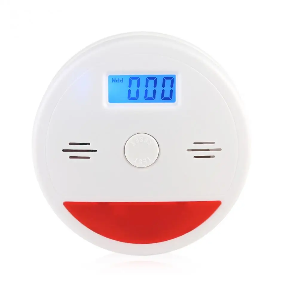 Digital LCD Backlight Carbon Monoxide 85dB Alarm CO ...