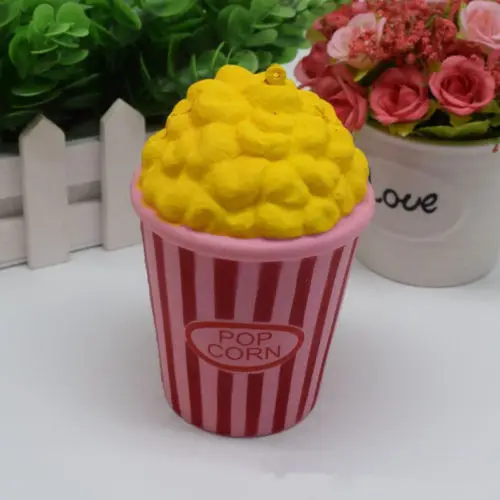 12,5 см гигантский мягкий крем для попкорна, ароматизированный, медленно поднимающийся, детские забавные игрушки, новинка