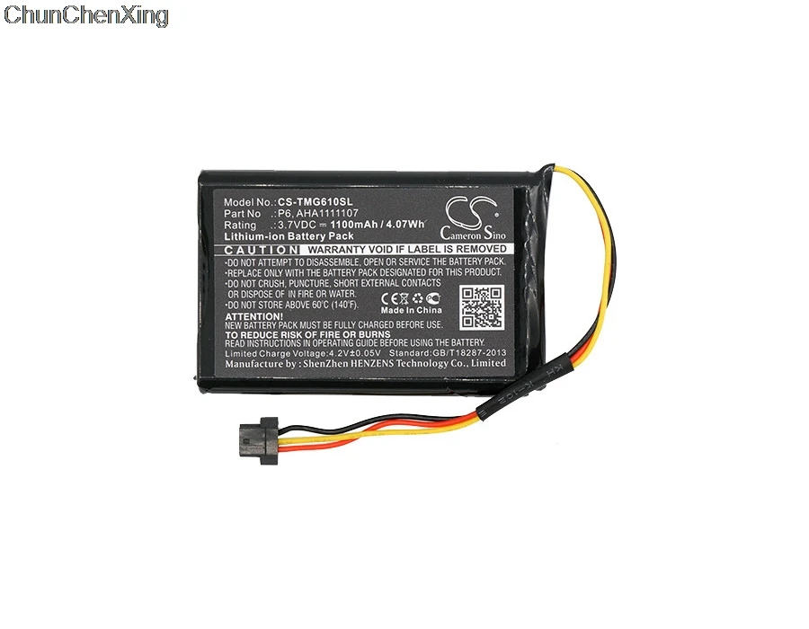 Аккумулятор Cameron Sino 1100mAh AHA1111107 P6 для TomTom 4FA60 Go 610|Цифровые аккумуляторы| |